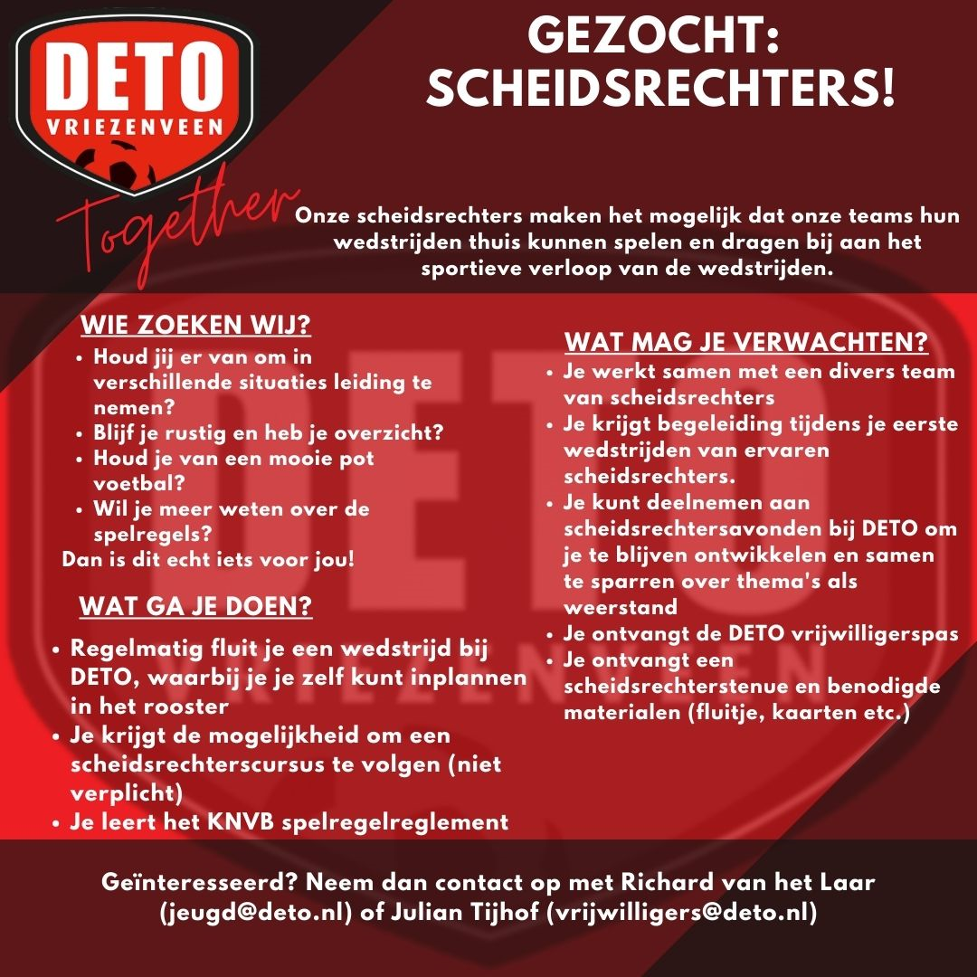 Scheidsrechters chez DETO